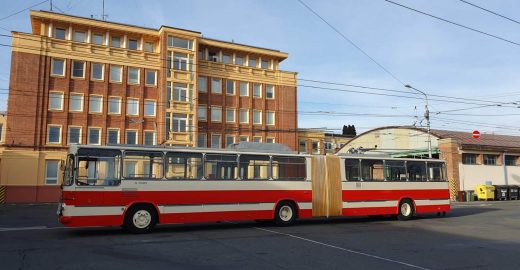 Údržbáři DSZO obnovili pro Technické muzeum v Brně historický trolejbus Škoda-Sanos